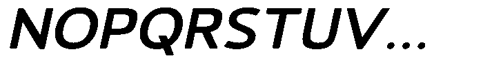 Vantori Soft Bold Slant Expanded Font UPPERCASE