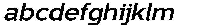 Vantori Soft Bold Slant Extra Expan FONT