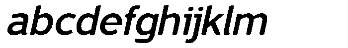 Vantori Soft Bold Slant Semi Expan FONT