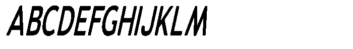 Vantori Soft Bold Slant Ultra Conde Font UPPERCASE