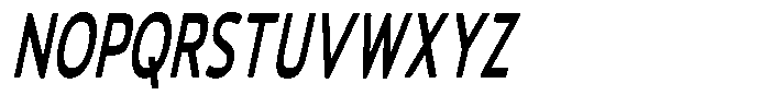 Vantori Soft Bold Slant Ultra Conde Font UPPERCASE