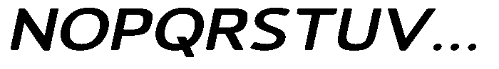 Vantori Soft Bold Slant Ultra Expan Font UPPERCASE