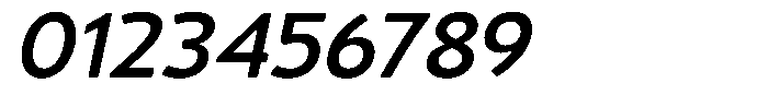 Vantori Soft Bold Slant Font OTHER CHARS