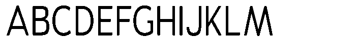 Vantori Soft Condensed Font UPPERCASE