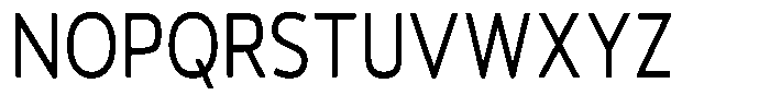 Vantori Soft Condensed Font UPPERCASE