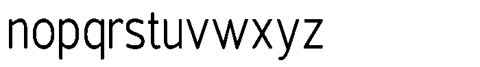 Vantori Soft Condensed Font LOWERCASE