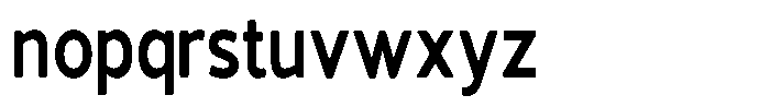 Vantori Soft Extra Bold Condensed Font LOWERCASE
