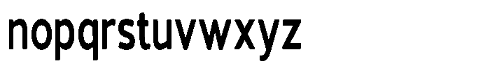 Vantori Soft Extra Bold Extra Conde Font LOWERCASE