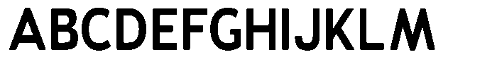 Vantori Soft Extra Bold Semi Conde Font UPPERCASE