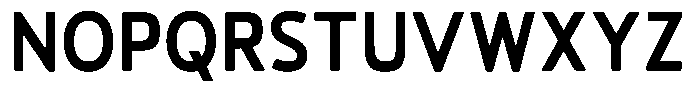 Vantori Soft Extra Bold Semi Conde Font UPPERCASE
