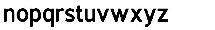 Vantori Soft Extra Bold Semi Conde Font LOWERCASE