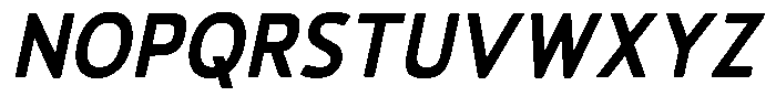 Vantori Soft Extra Bold Slan Sem Con Font UPPERCASE