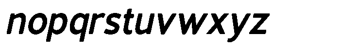 Vantori Soft Extra Bold Slan Sem Con Font LOWERCASE