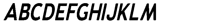 Vantori Soft Extra Bold Slant Conden Font UPPERCASE