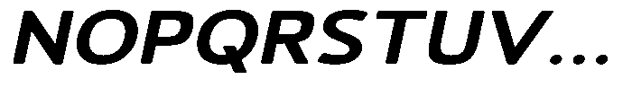 Vantori Soft Extra Bold Slant Ultr Exp Font UPPERCASE