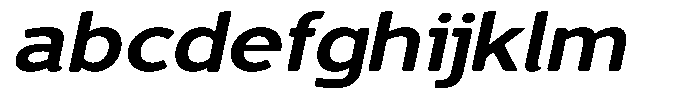 Vantori Soft Extra Bold Slant Ultr Exp FONT