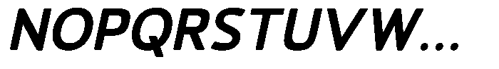 Vantori Soft Extra Bold Slant Font UPPERCASE