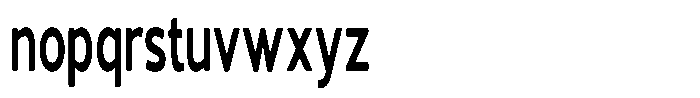 Vantori Soft Extra Bold Ultra Conde Font LOWERCASE