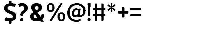 Vantori Soft Extra Bold Font OTHER CHARS