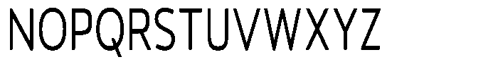 Vantori Soft Extra Condensed Font UPPERCASE