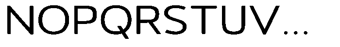 Vantori Soft Extra Expanded Font UPPERCASE
