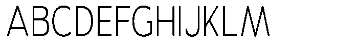 Vantori Soft Extra Light Condensed Font UPPERCASE