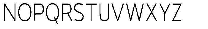 Vantori Soft Extra Light Condensed Font UPPERCASE