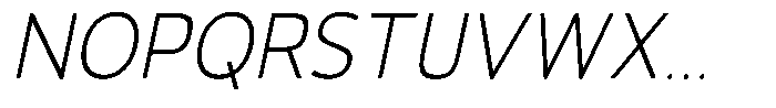 Vantori Soft Extra Light Slan Sem Con Font UPPERCASE