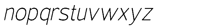 Vantori Soft Extra Light Slan Sem Con Font LOWERCASE