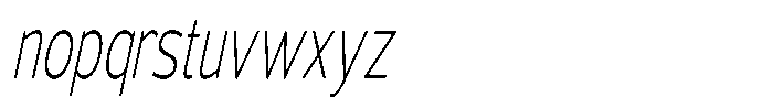 Vantori Soft Extra Light Slan Ultr Con Font LOWERCASE