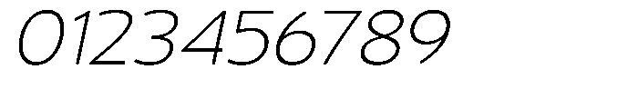 Vantori Soft Extra Light Slant Font OTHER CHARS