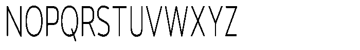 Vantori Soft Extra Light Ultra Conde Font UPPERCASE