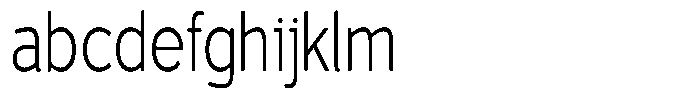 Vantori Soft Light Condensed FONT