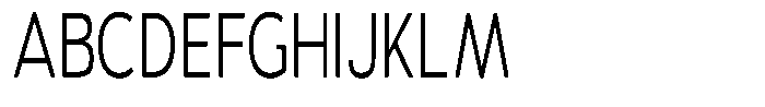 Vantori Soft Light Extra Condensed Font UPPERCASE