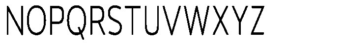 Vantori Soft Light Extra Condensed Font UPPERCASE