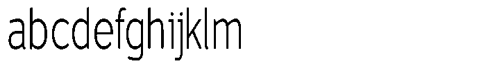 Vantori Soft Light Extra Condensed FONT