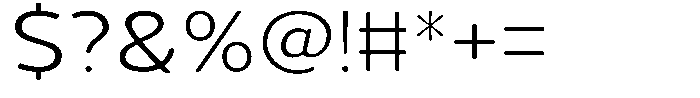 Vantori Soft Light Extra Expanded Font OTHER CHARS