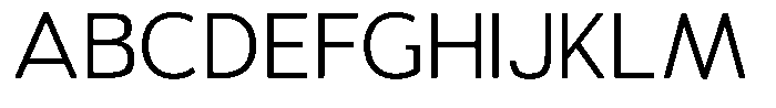 Vantori Soft Light Semi Expanded Font UPPERCASE