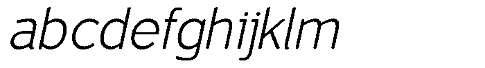 Vantori Soft Light Slant FONT