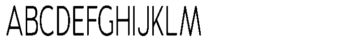 Vantori Soft Light Ultra Condensed Font UPPERCASE