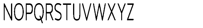 Vantori Soft Light Ultra Condensed Font UPPERCASE