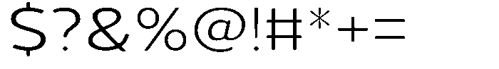 Vantori Soft Light Ultra Expanded Font OTHER CHARS