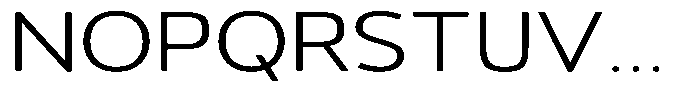Vantori Soft Light Ultra Expanded Font UPPERCASE
