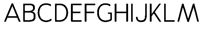 Vantori Soft Light Font UPPERCASE