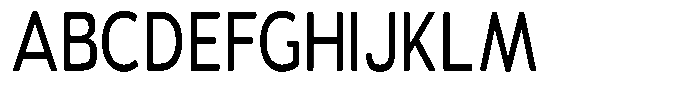 Vantori Soft Medium Condensed Font UPPERCASE