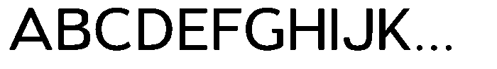 Vantori Soft Medium Expanded Font UPPERCASE
