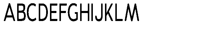 Vantori Soft Medium Extra Conden Font UPPERCASE