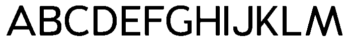 Vantori Soft Medium Semi Expan Font UPPERCASE