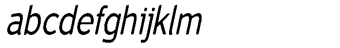 Vantori Soft Medium Slant Conden FONT