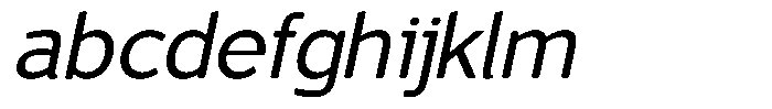 Vantori Soft Medium Slant Semi Exp FONT